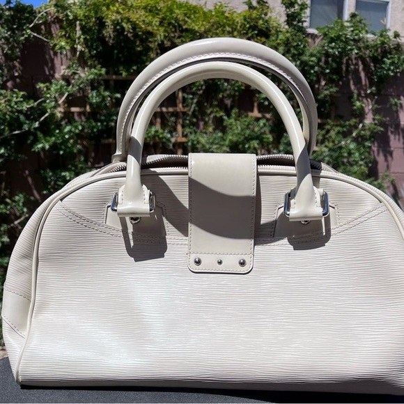 🪻🤍Ivory Epi 🤍🪻LV Montaigne Epi Leather GM Satchel & Wallet Bundle - Picture 4 of 13